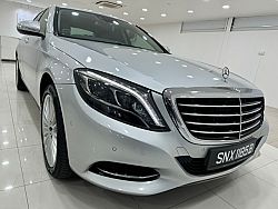 Mercedes Benz S400L R19 LED 2015 Rear Entertainment Silver
